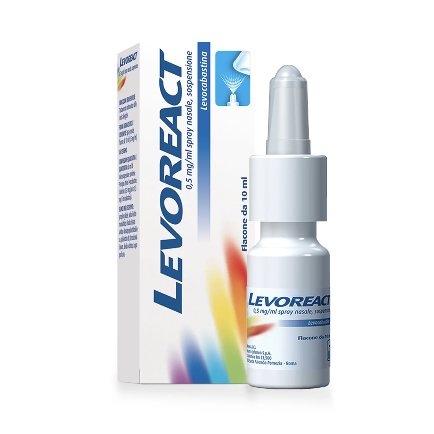 Levoreact Spray Nasale 10 Ml Antistaminico