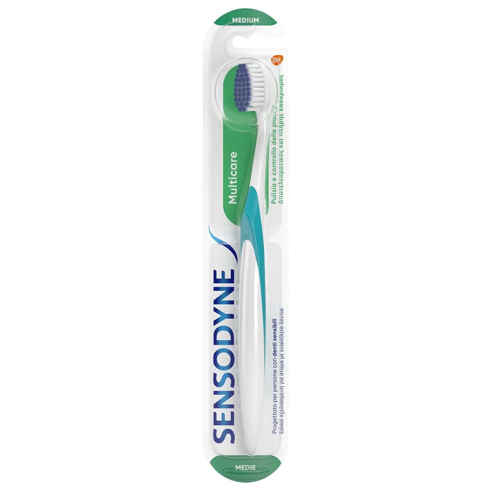Sensodyne MultiCare Spazzolino Medio Denti Sensibili Igiene Orale