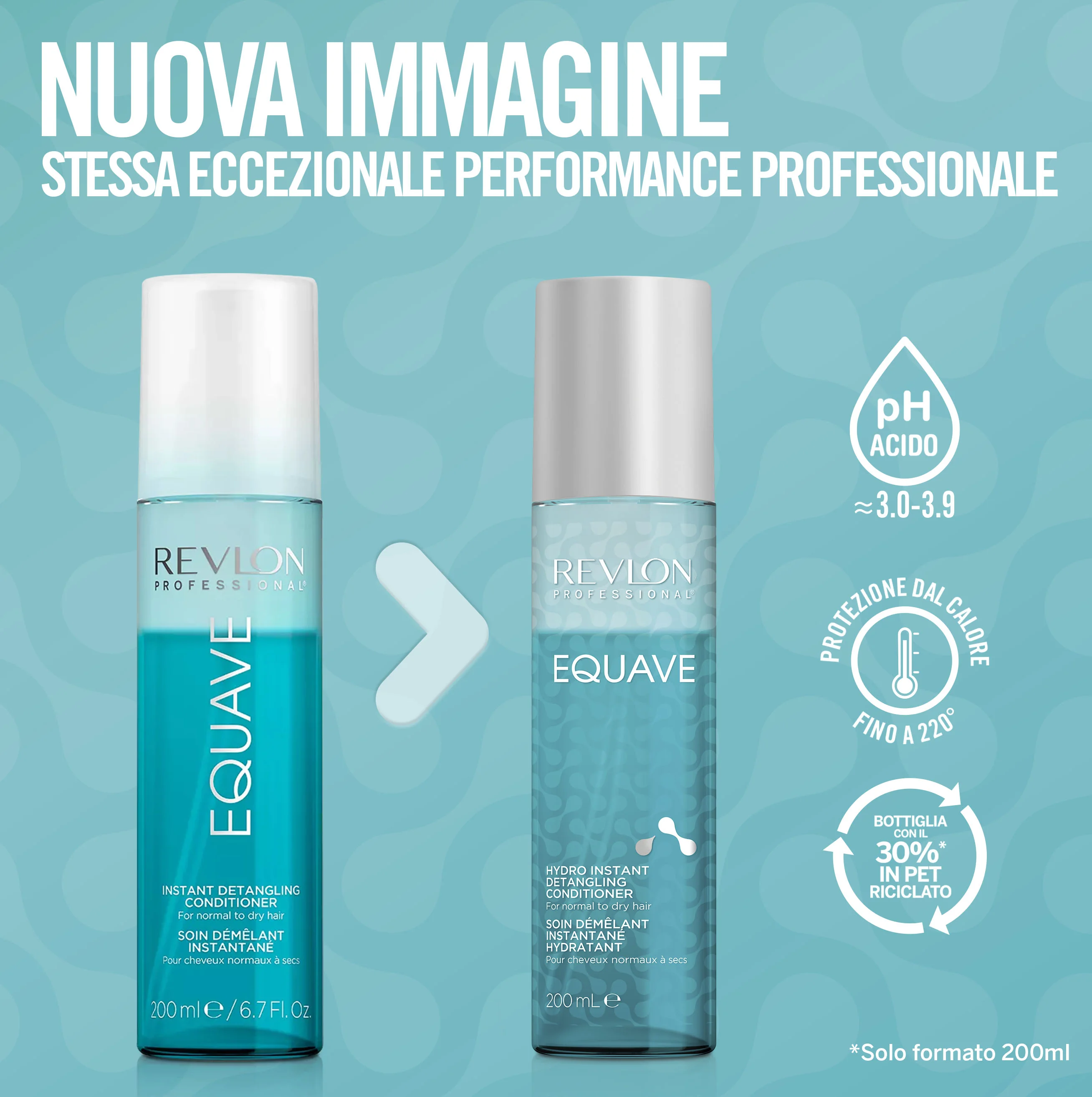 Revlon Equave Hydro Instant Detangling Conditioner 50 ml Districante bi-fase senza risciacquo