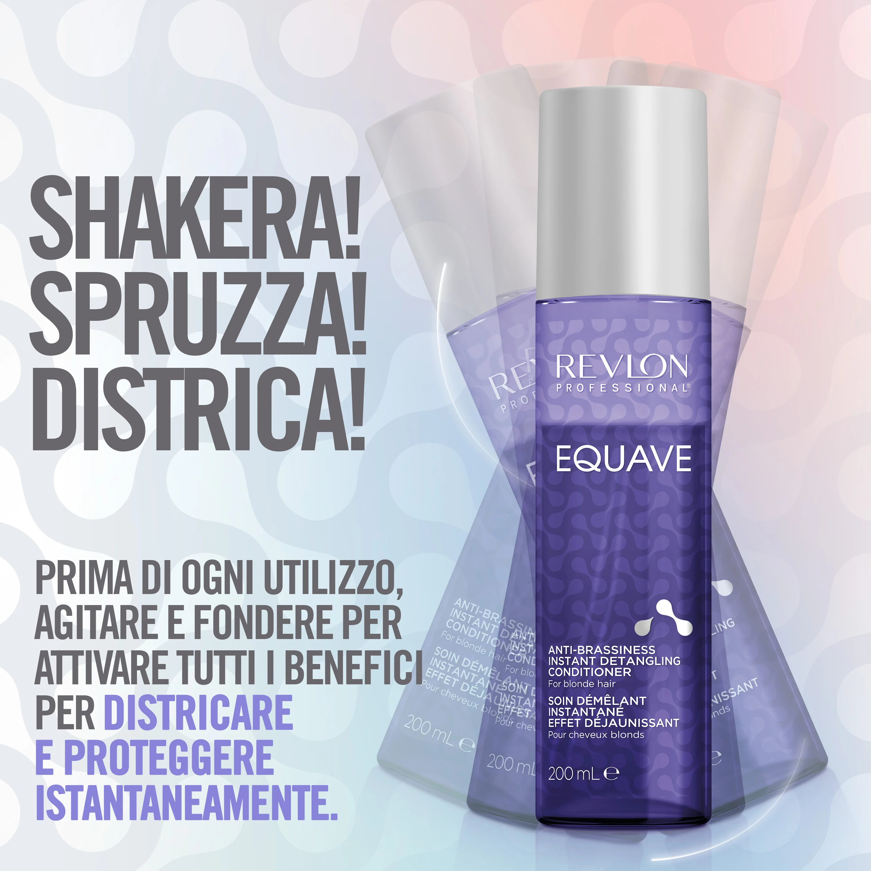 Revlon Equave A/Brassiness I D Conditioner 200 ml Districante bifasico senza risciacquo