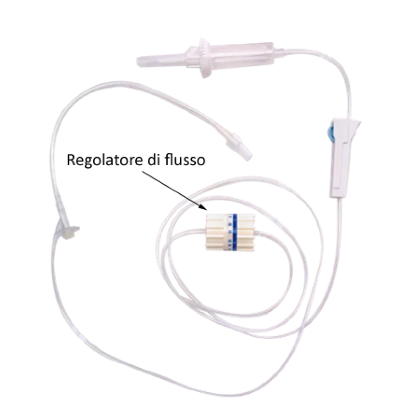 Euroset 20 Dop Free Deflussore con Regolatore di Flusso Senza Ago