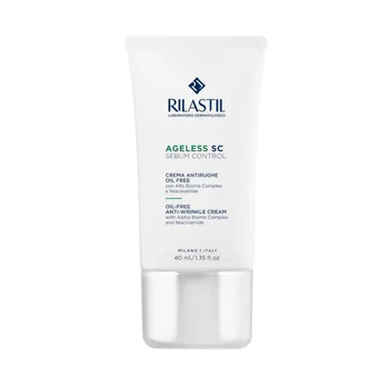 Rilastil Ageless Sc Sebum Control Crema Antirughe Oil Free 40 Ml Pelle Grassa e Mista
