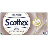 Scottex Extra Morbido Fazzoletti 8 Pacchetti