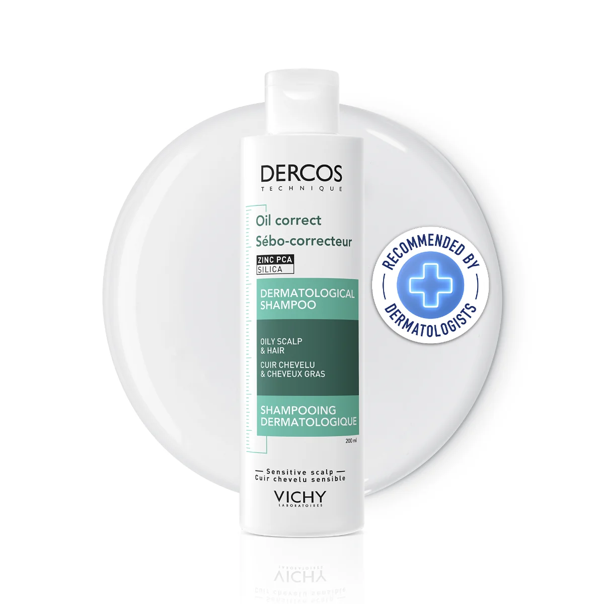Vichy Dercos Shampoo Sebo Regolatore 200 Ml Capelli Grassi