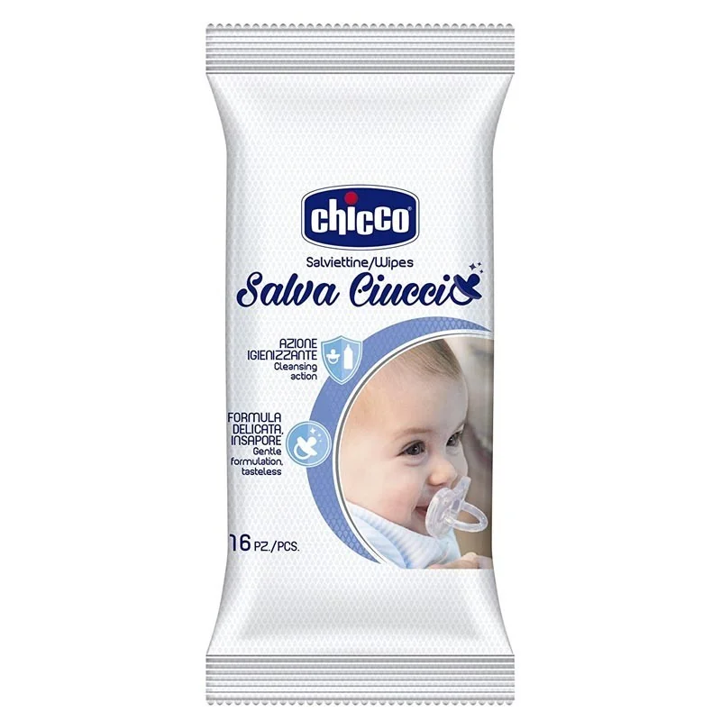 Chicco Salviette Pulisci Ciuccio 16 pezzi 0 mesi+