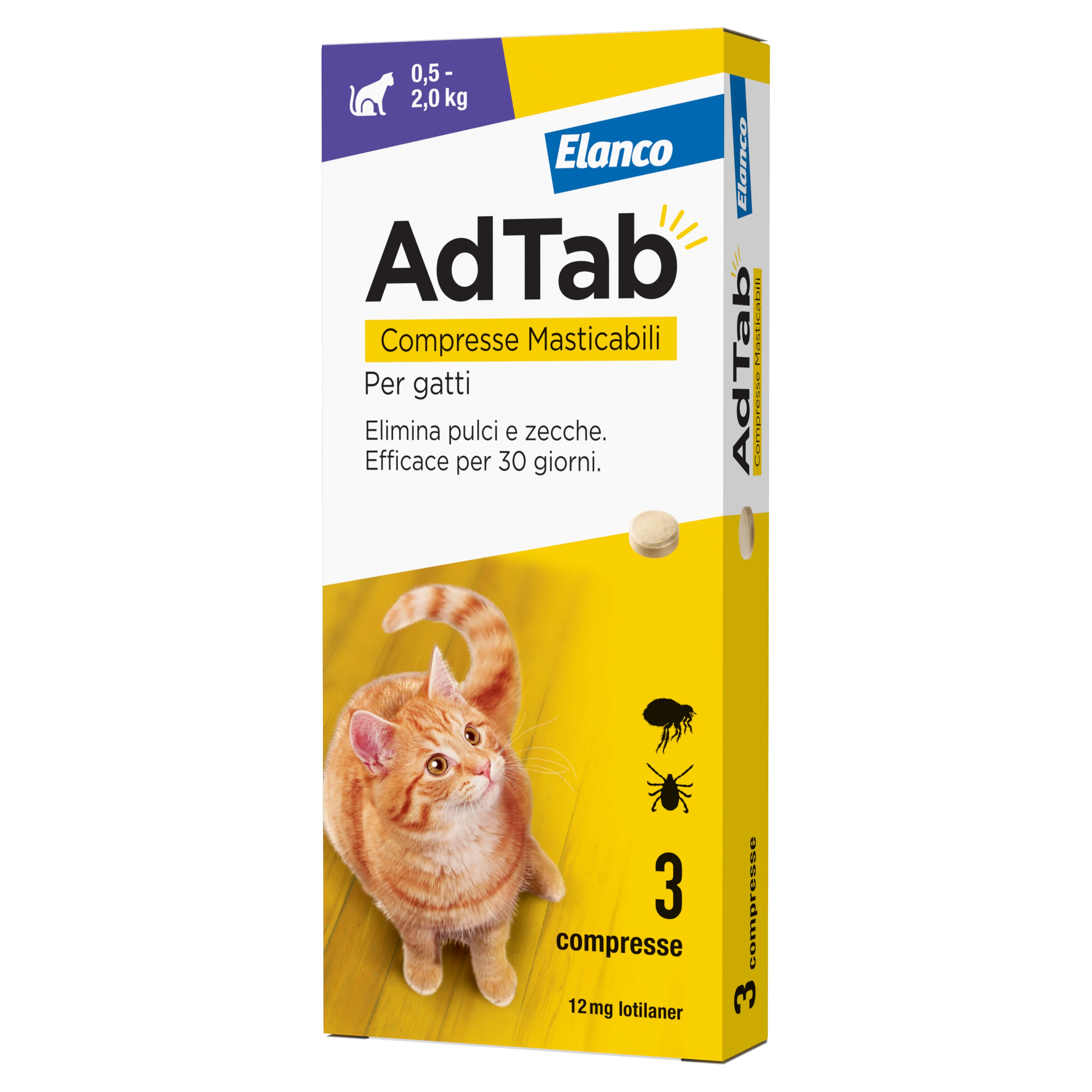 Adtab 3 Cpr Masticabili 12 Mg