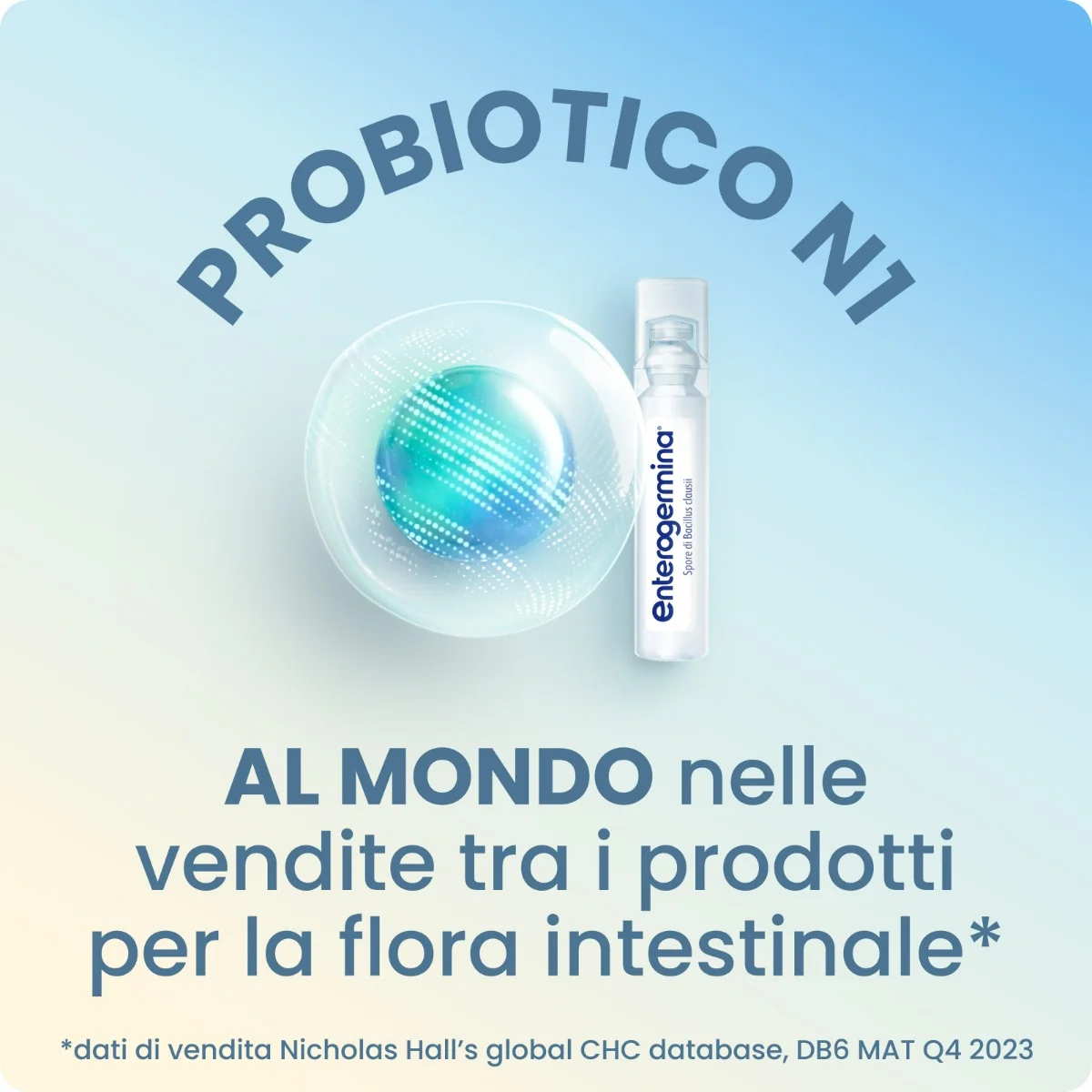 Enterogermina 4 Miliardi/5 ml 20 Flaconcini