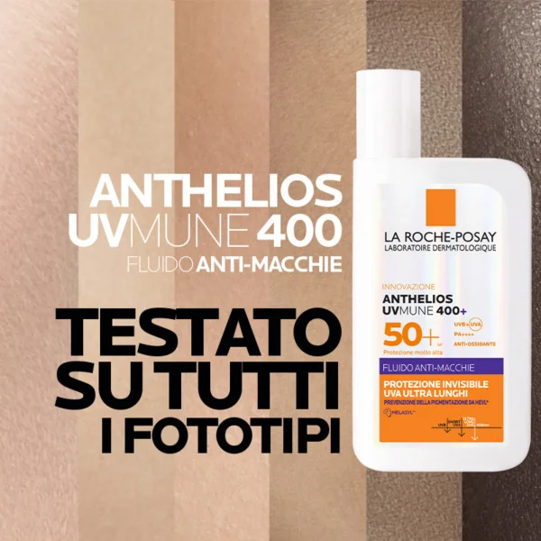 La Roche Posay Anthelios FLuido Uv Antimacchie SPF50+ 50 Ml Crema solare antimacchie