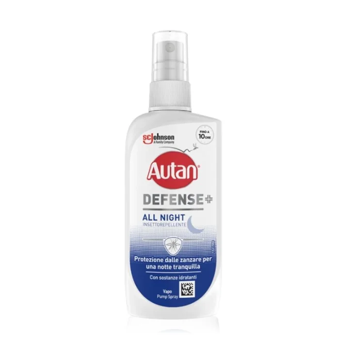 Autan Defense All Night Antizanzare Spray 100 ml Protezione a Lunga Durata