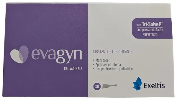 Evagyn Gel Vaginale 8 Tubetti Monodose Da 5 Ml