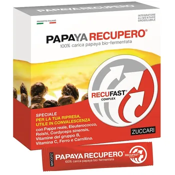 Zuccari Papaya Recupero 14 Sticks Integratore per Ripresa e Convalescenza