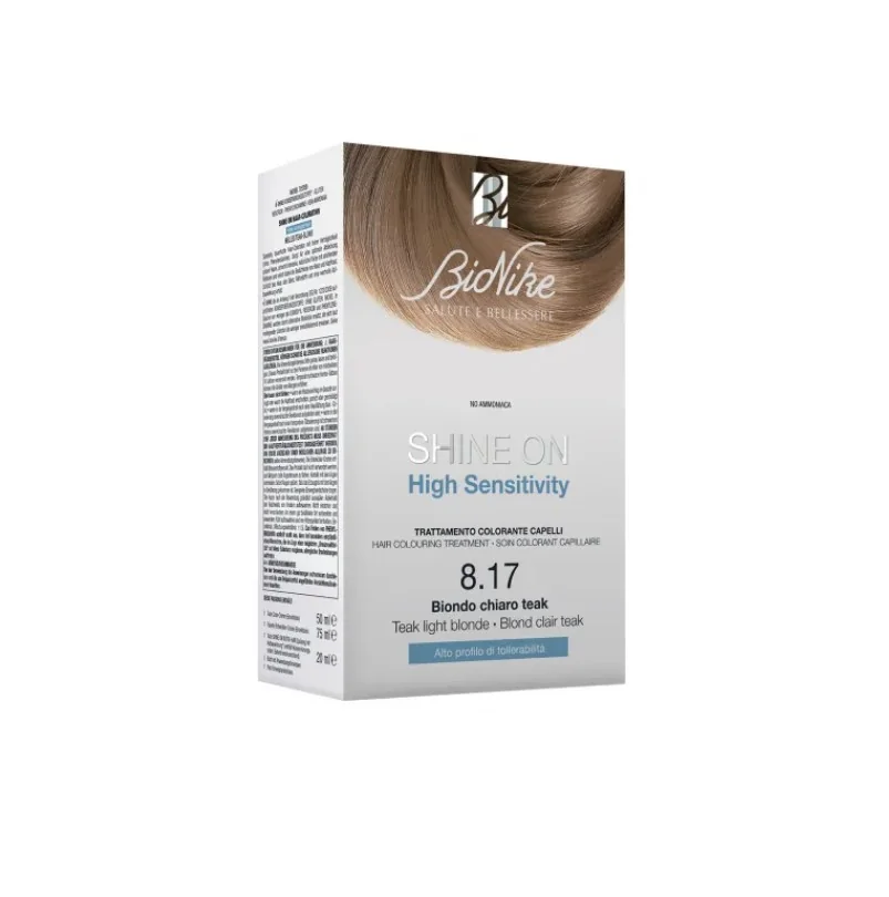 Bionike Shine On Hs 8.17 Biondo Chiaro Teak Trattamento Colorante Capelli