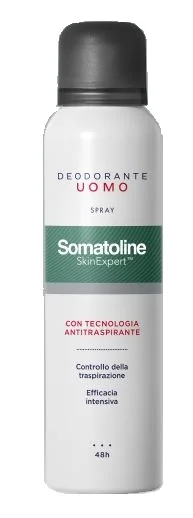 Somatoline Deo Spray Uomo 150 Ml Ideale per Ipersudorazione