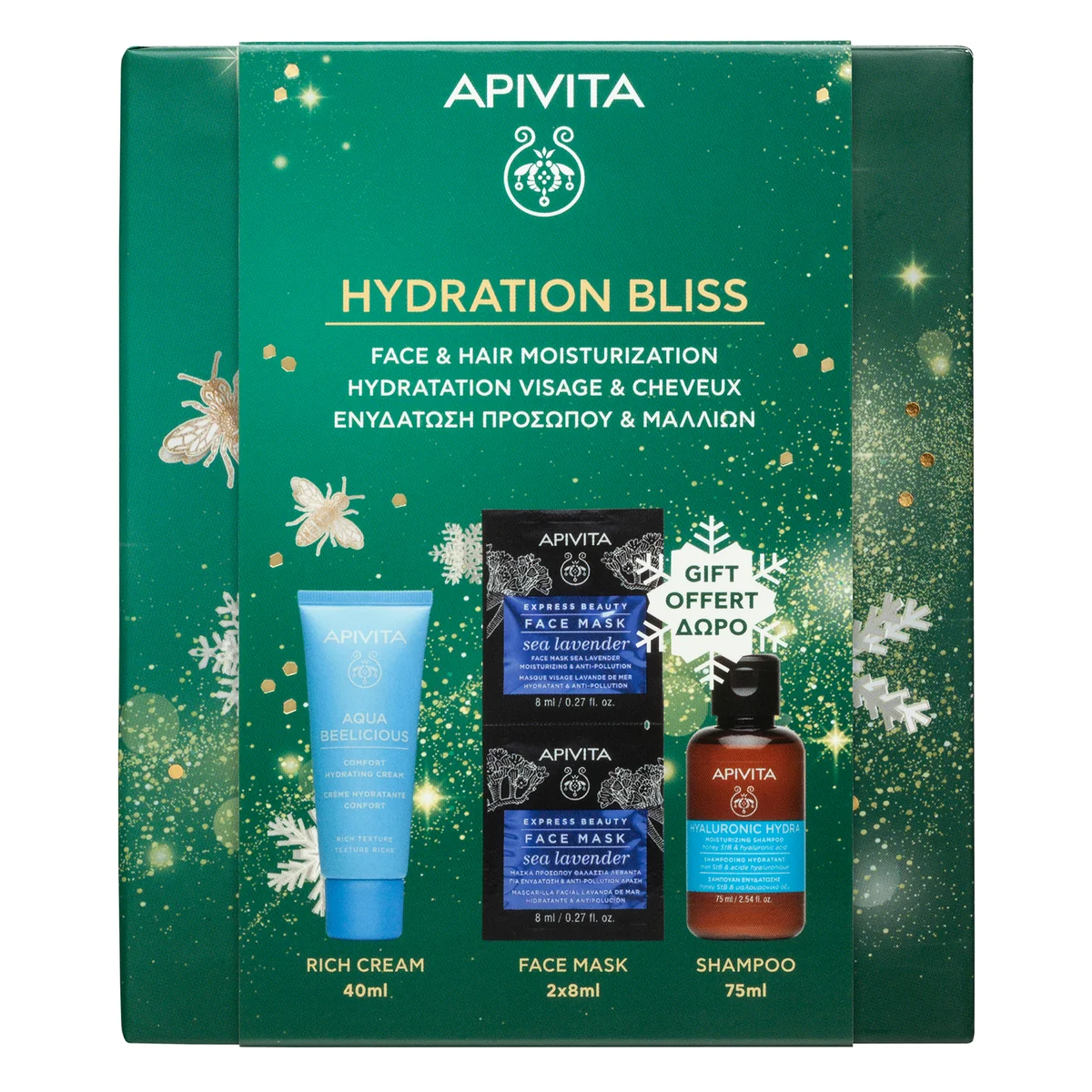 Apivita Pro Xm Aqua Beelicious Crema Oilfree