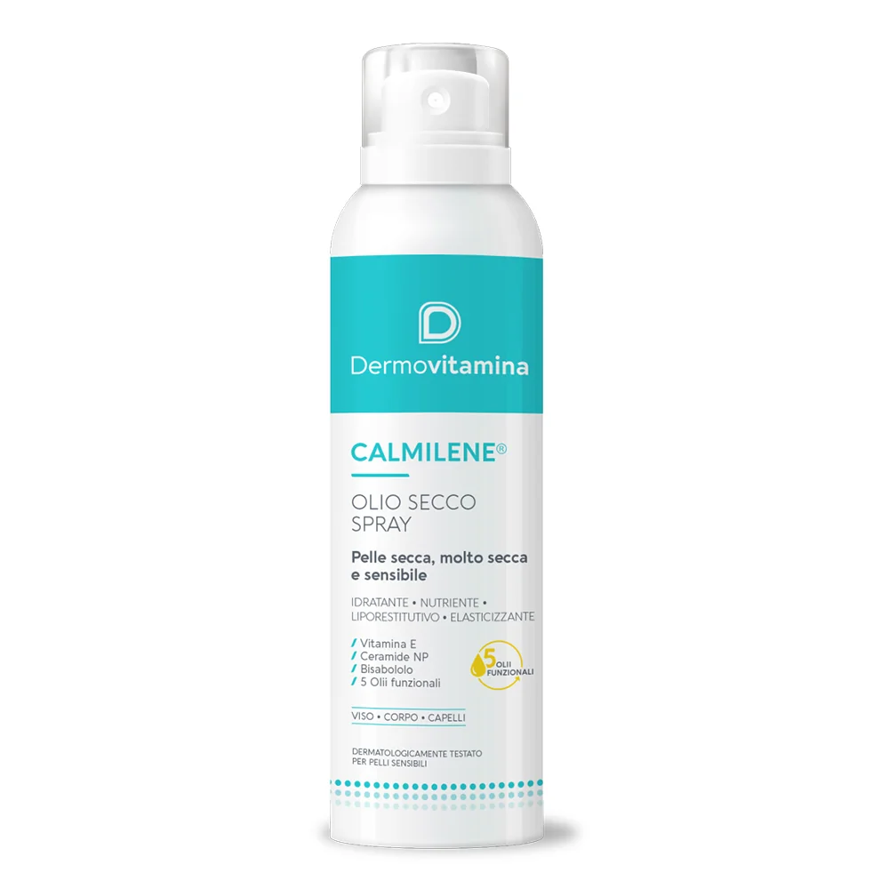 Dermovitamina Calmilene Olio Secco Spray 200 ml Idratazione Intensa