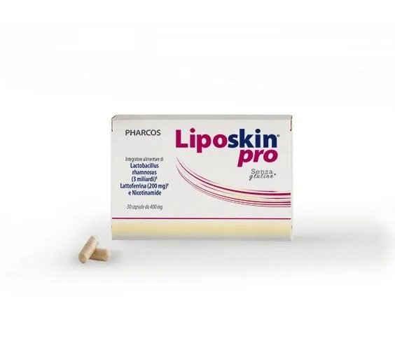 Liposkin Pro Pharcos 30 Capsule Coadiuvante Trattamento Acne