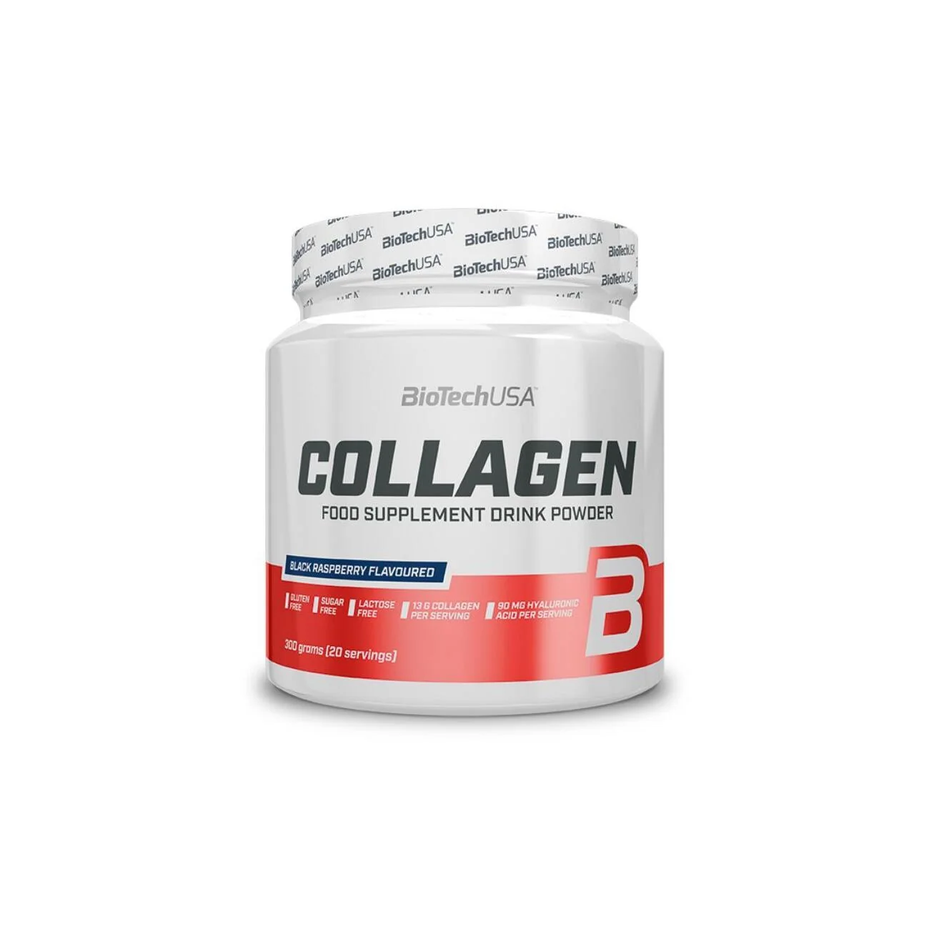 Biotechusa Collagen Lampone Nero 300 G Senza Glutine