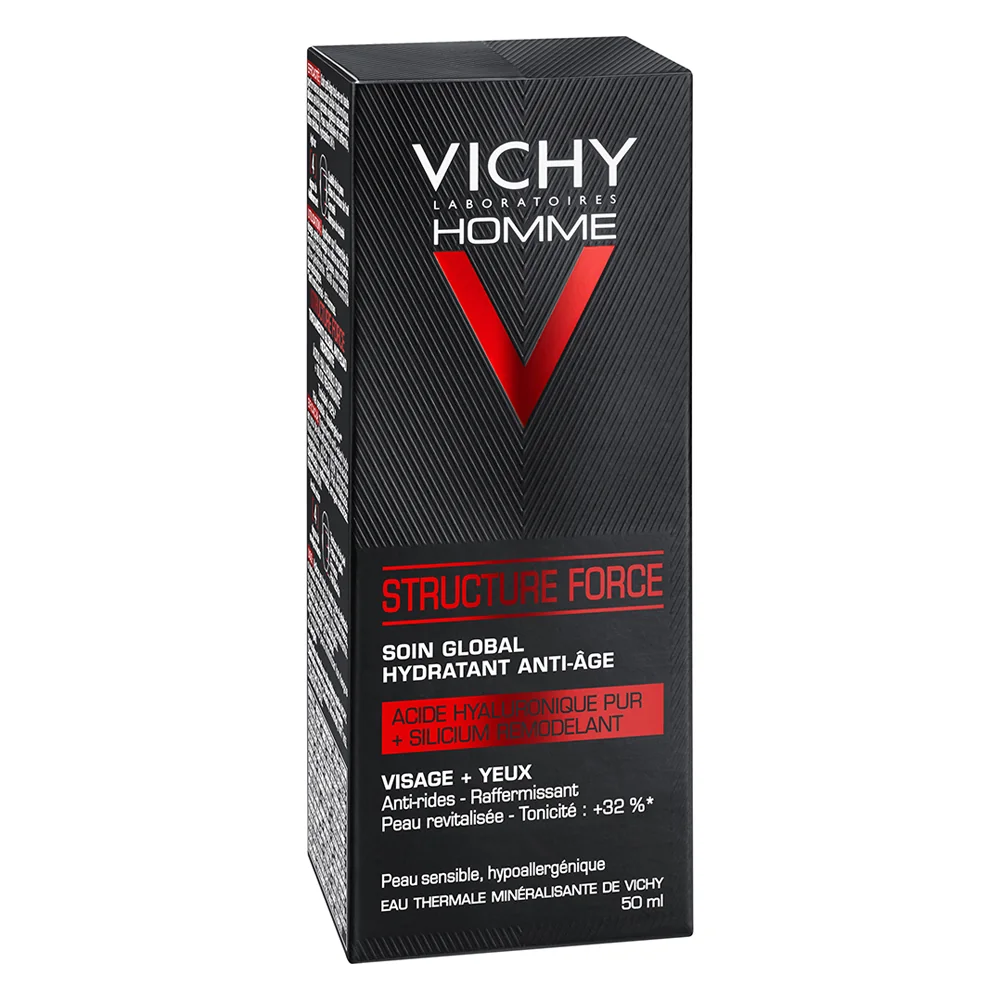 Vichy Homme Structure Force Crema Viso Uomo Idratante 50 ml Antirughe