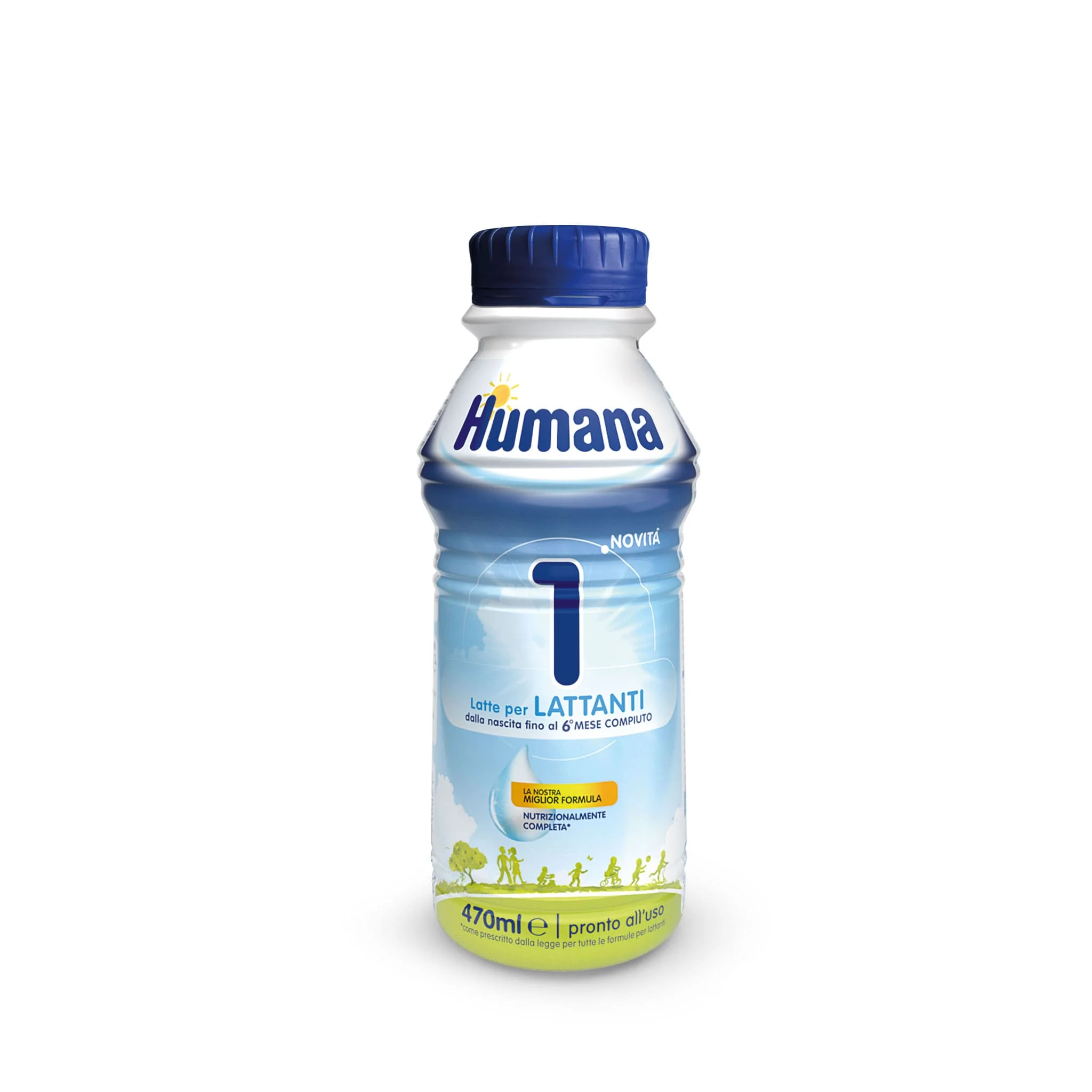 Humana 1 470 ml Hmo Bottiglia Prima Infanzia