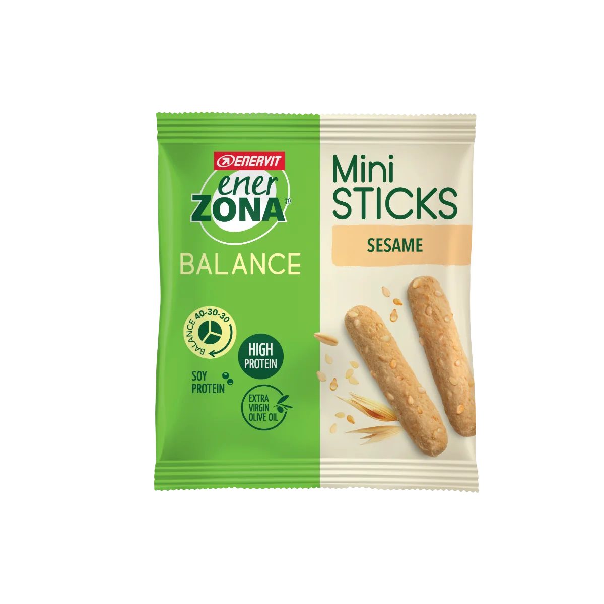 Enerzona Mini Sticks Sesamo 22G Con Proteine di Soia