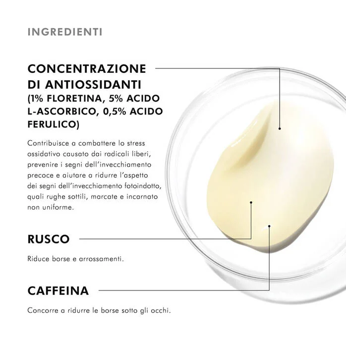 SkinCeuticals AOX+ Eye Gel 15 Ml Siero contorno occhi con 5% di Vitamina C pura