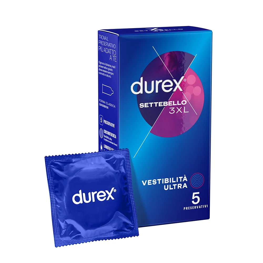 Durex 3Xl Vestibilita' Ultr5Pz Preservativi