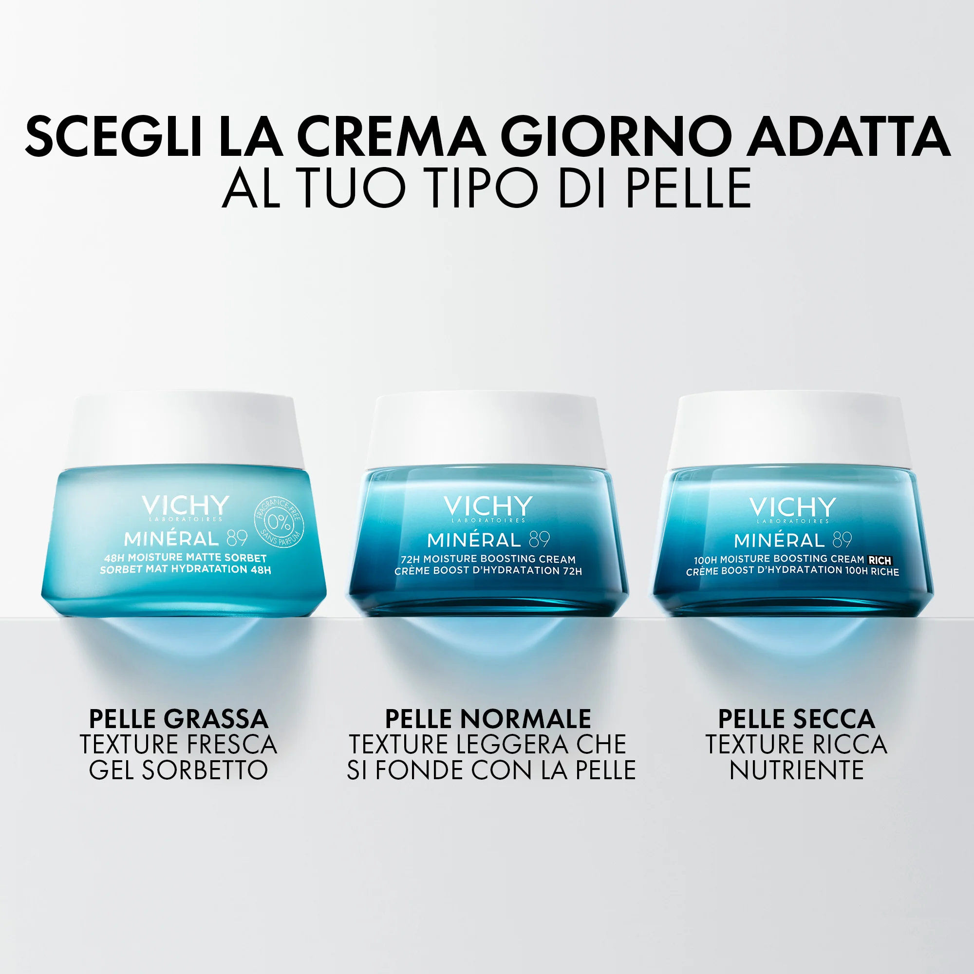 Vichy Mineral 89 Oily Skin Cream 50 Ml Gel sorbetto idratante