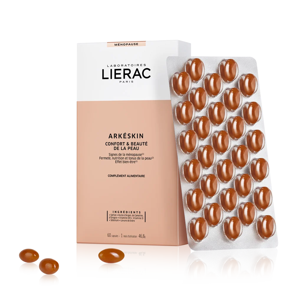 Lierac Arkéskin 60 Capsule Integratore per la Pelle in Menopausa