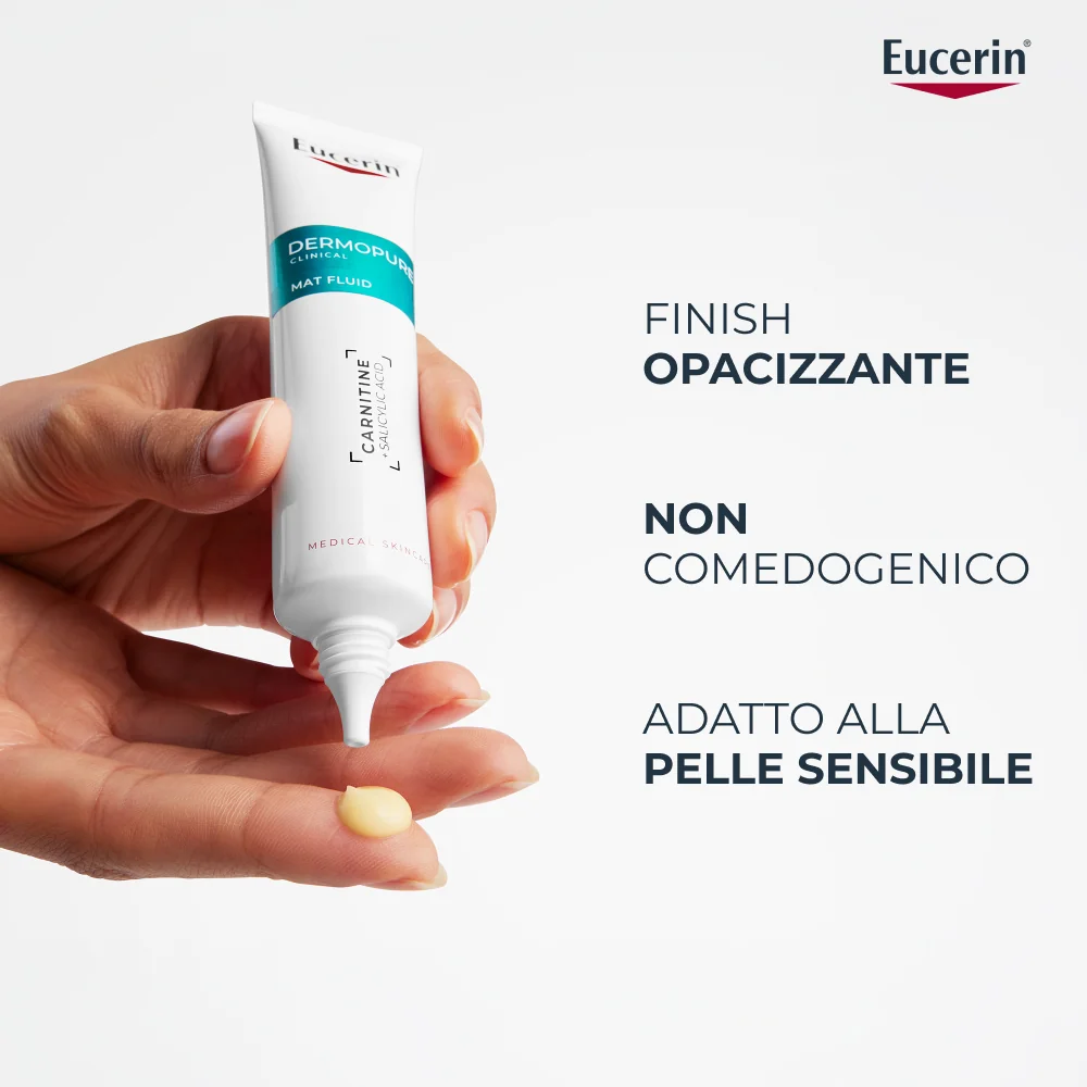 Dermopure Clinical Fluido Opacizzante Matt 50Ml Pelle Grassa a Tendenza Acneica