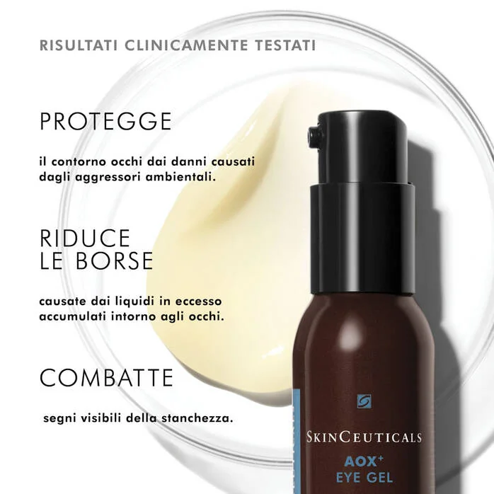 SkinCeuticals AOX+ Eye Gel 15 Ml Siero contorno occhi con 5% di Vitamina C pura
