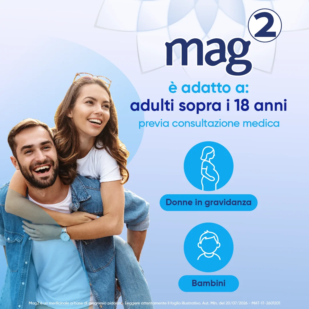 Mag 2 2,25 g Soluzione Orale 40 Bustine Carenze di Magnesio