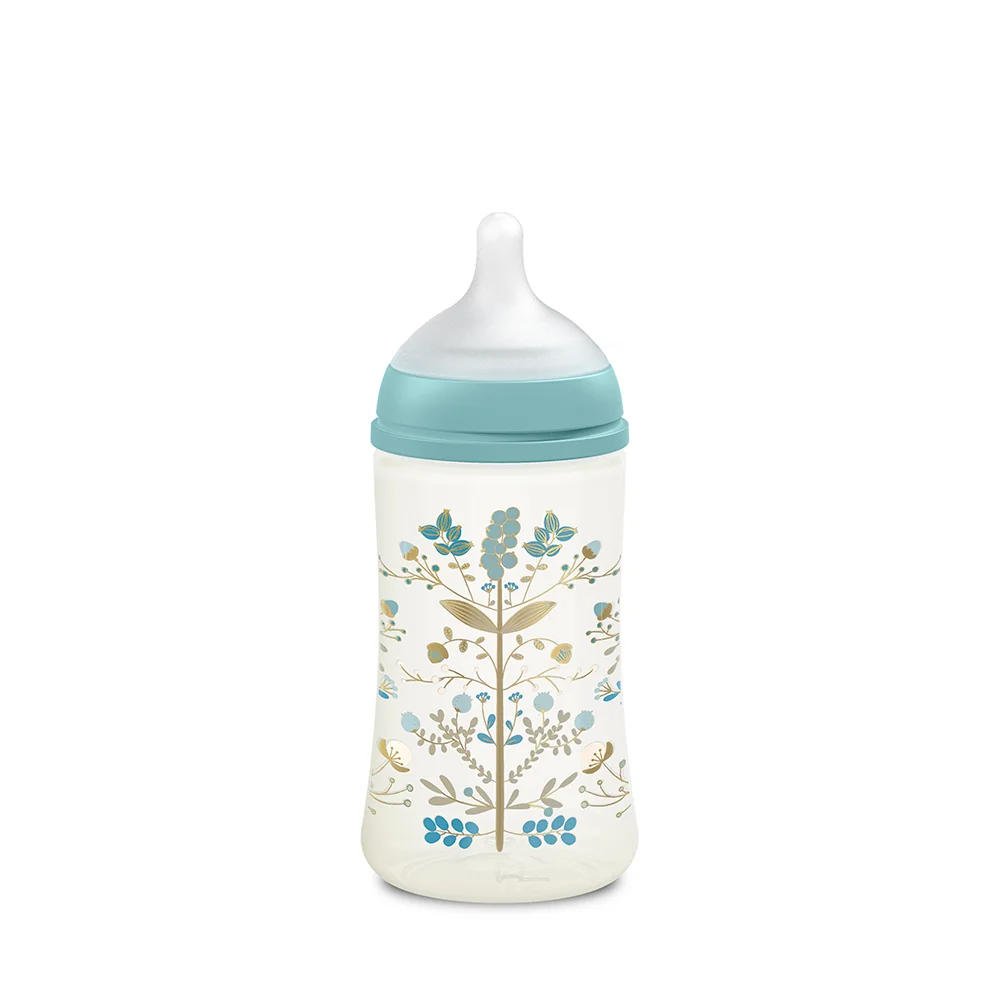 Suavinex Gold Biberon Silicone Azzurro 270 ml