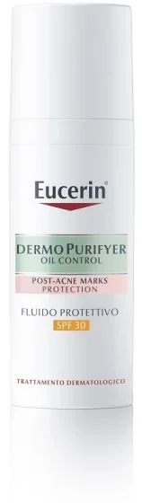 Eucerin Dermopurifyer Protective Fluid Protegge dalla Formazione delle Macchie Post Acne