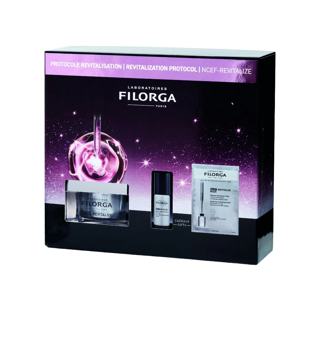 Filorga Xmas Coffret Ncef Revitalize 2025 NCEF-REVITALIZE CREMA 50ml + NCEF-REVITALIZE SERUM 5ml + NCEF-REVITALIZE SHEET MASK