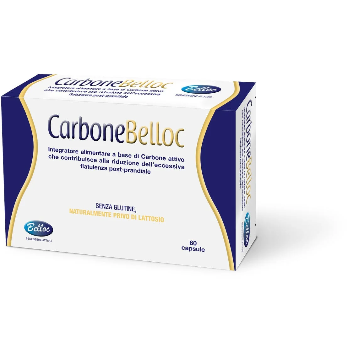 Carbone Belloc 40 Compresse Integratore Gas Intestinale