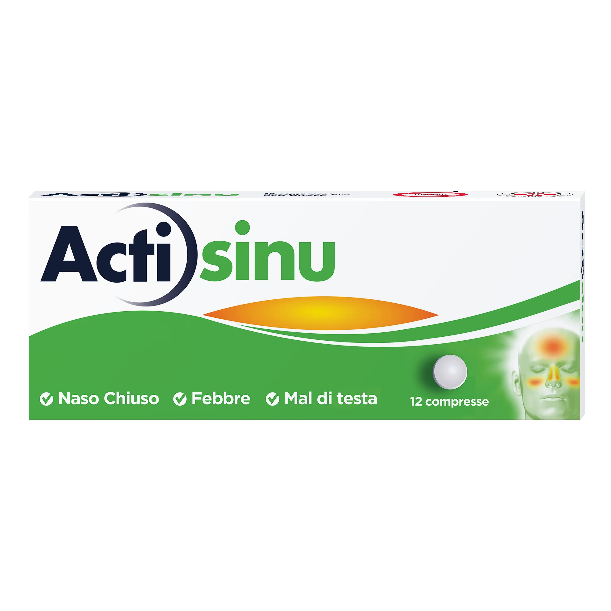 Actisinu 12 Compresse Rivestite 200 mg + 30 mg