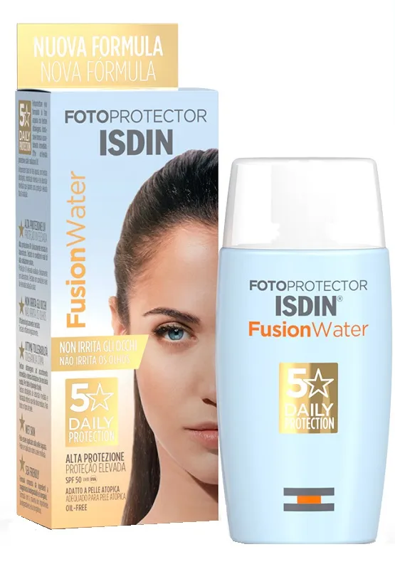 Isdin Fotoprotector Fusion Water 50 ml - Protezione Solare Alta SPF 50