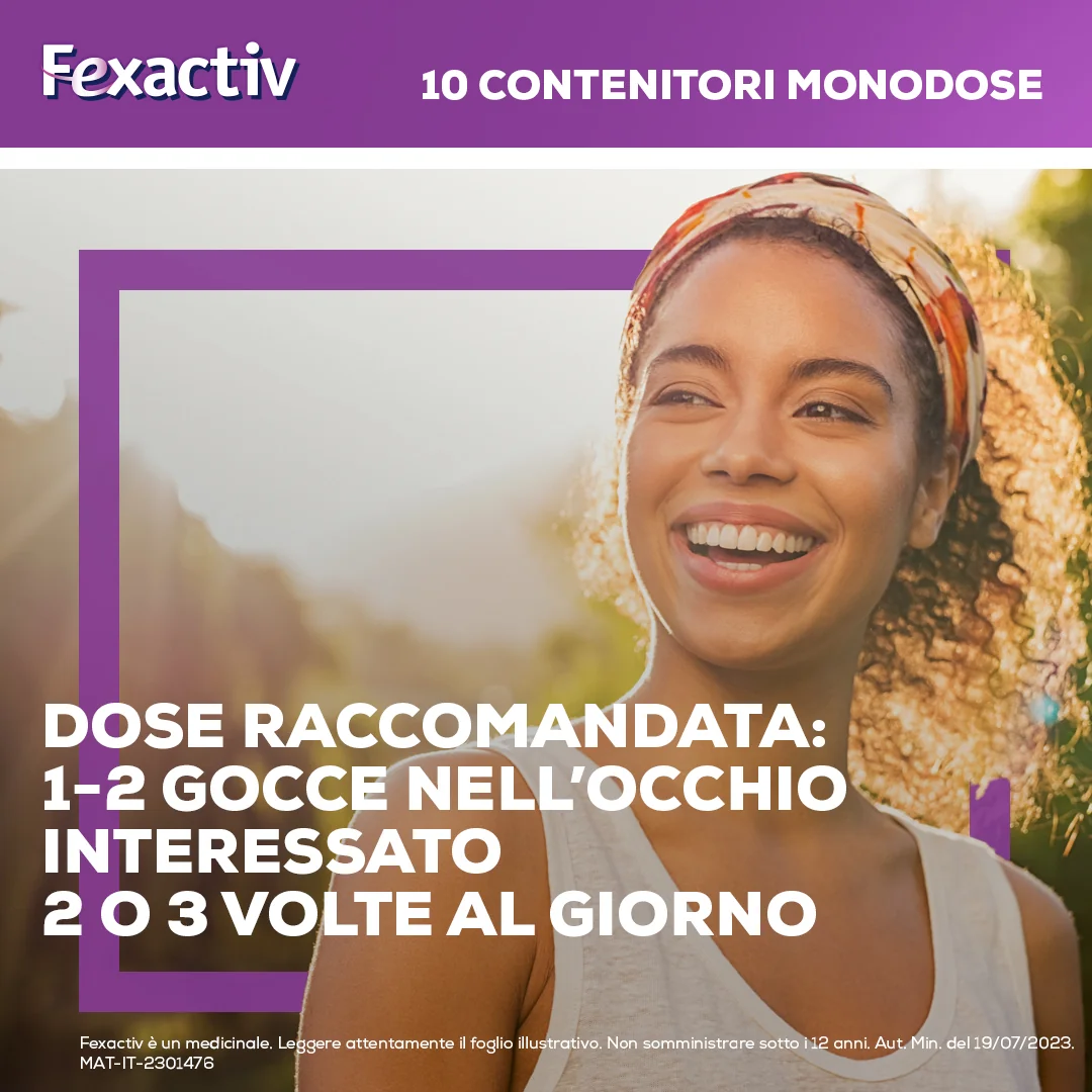 Fexactiv Collirio 0,3%+0,05% 10 Flaconcini Antistaminico