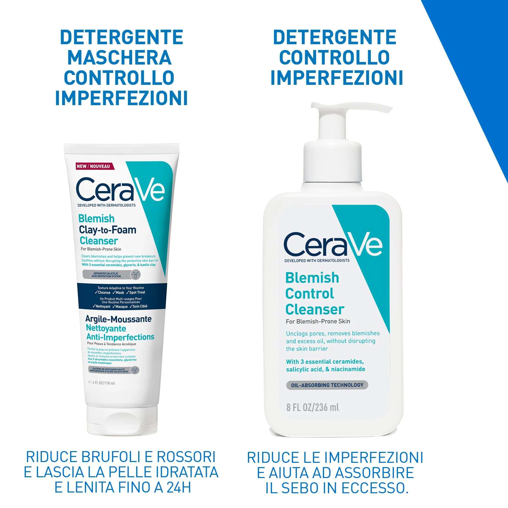 Cerave Detergente Maschera Controllo Imperfezioni 118 Ml