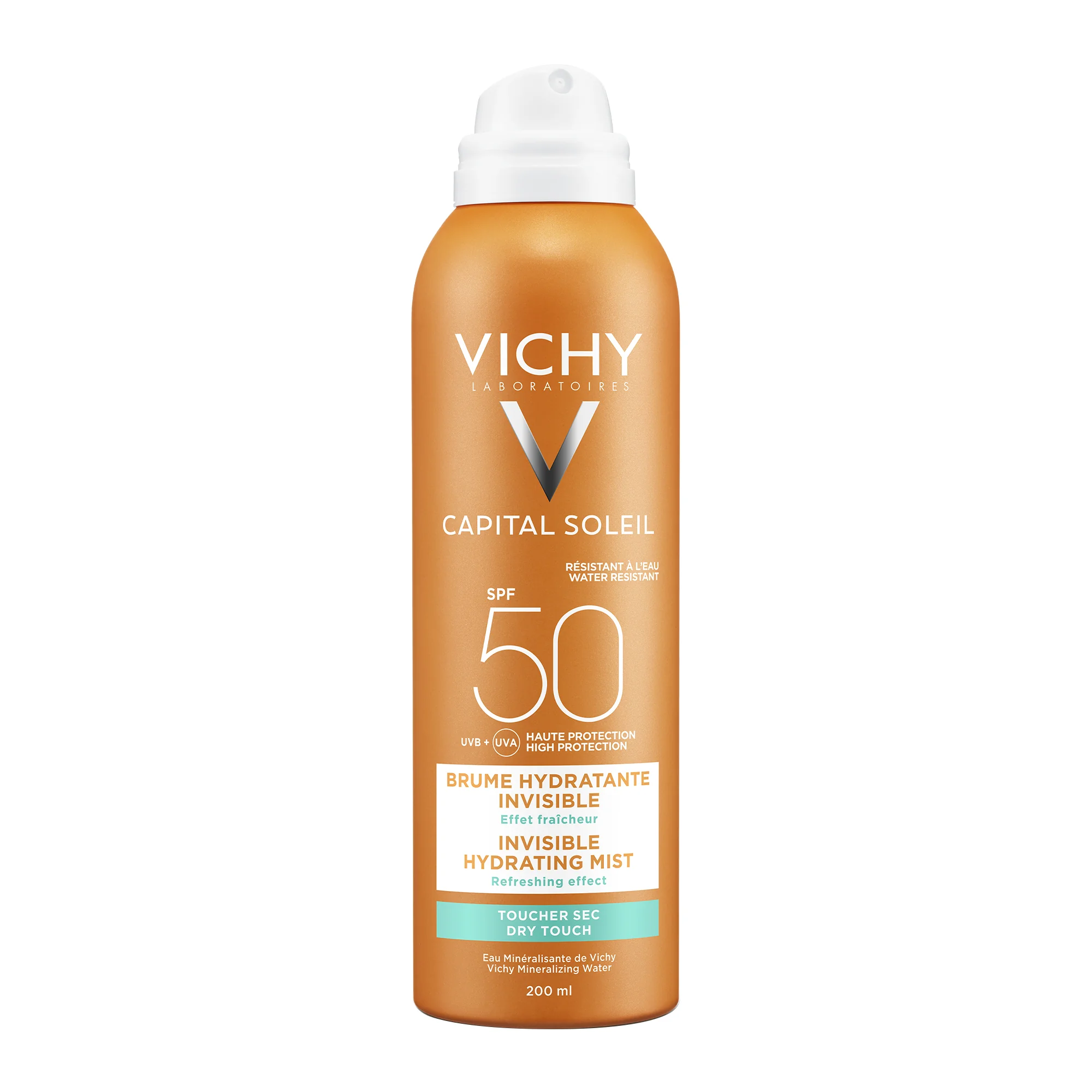 Vichy Capital Soleil Spray SPF50, 200 Ml Invisibile