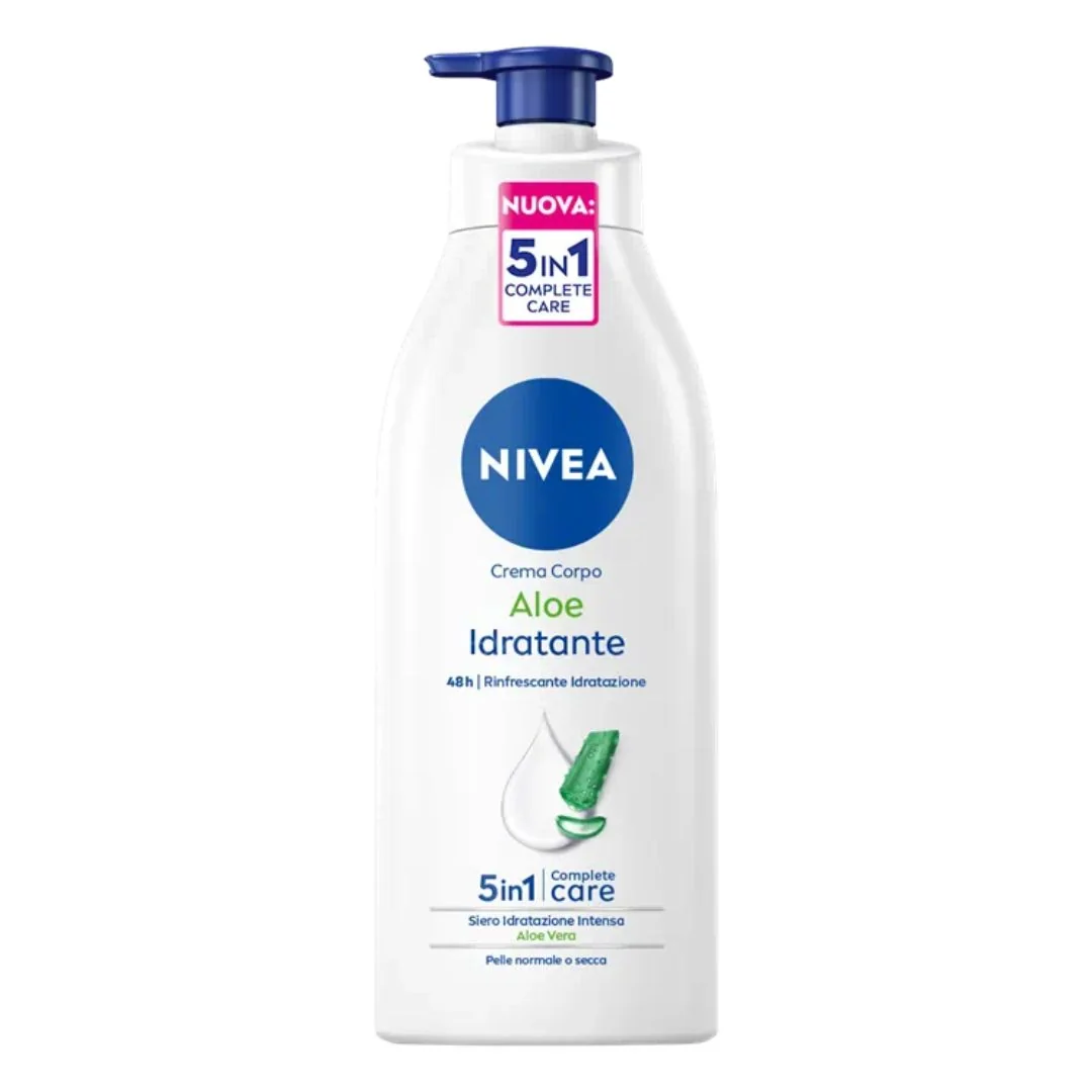 Nivea Crema Corpo Aloe Idratante 500 ml Pelle Secca