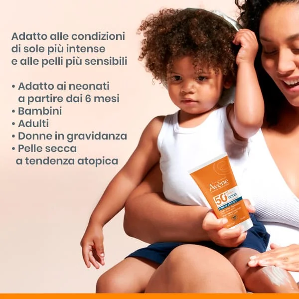 Eau Thermale Avène Intense Protect SPF 50+ Fluido Ultra Protezione 150 ml Protezione Molto Alta