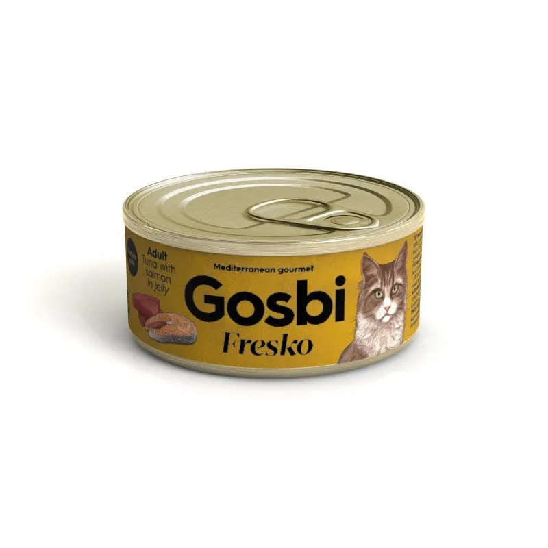 Gosbi Fresko Cat Adult Tuna With Salmon In Pate'