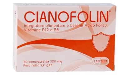 Cianofolin Integratore di Vitamine e Acido Folico 30 Compresse