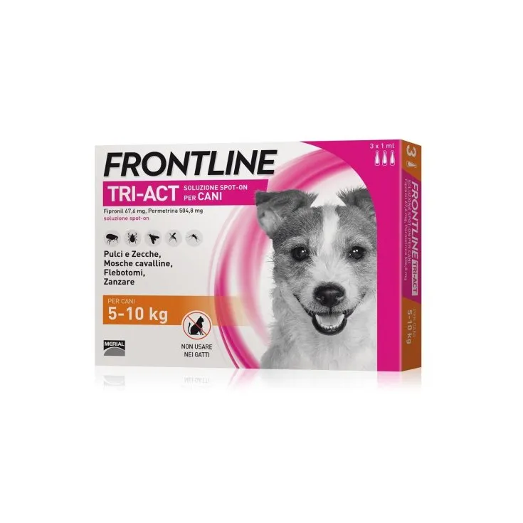 Frontline Triact 3 Pipette S 510 Kg 