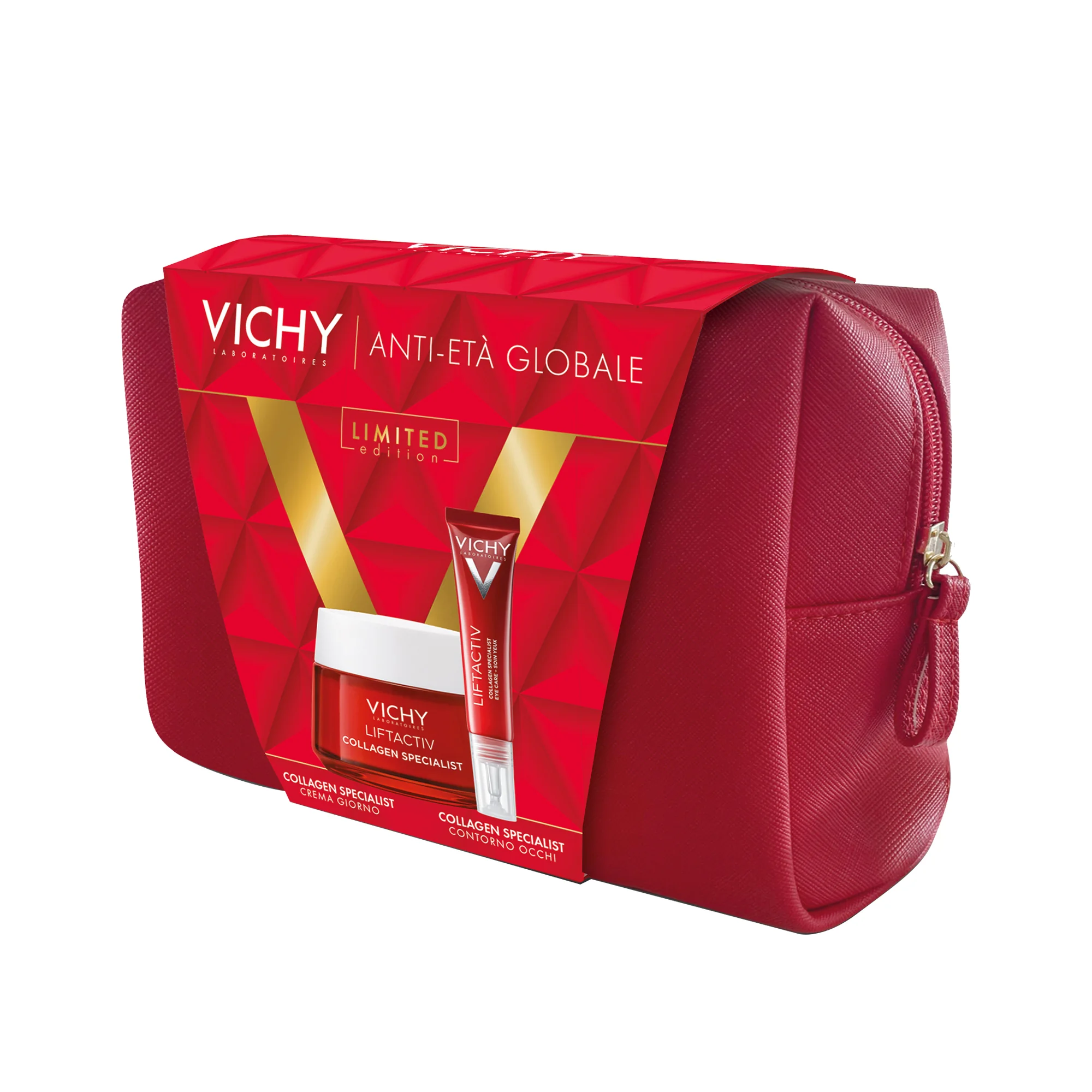 Vichy Pochette Liftactiv Collagen specialist Crema giorno +  Liftactiv Collagen specialist Cofanetto anti-età