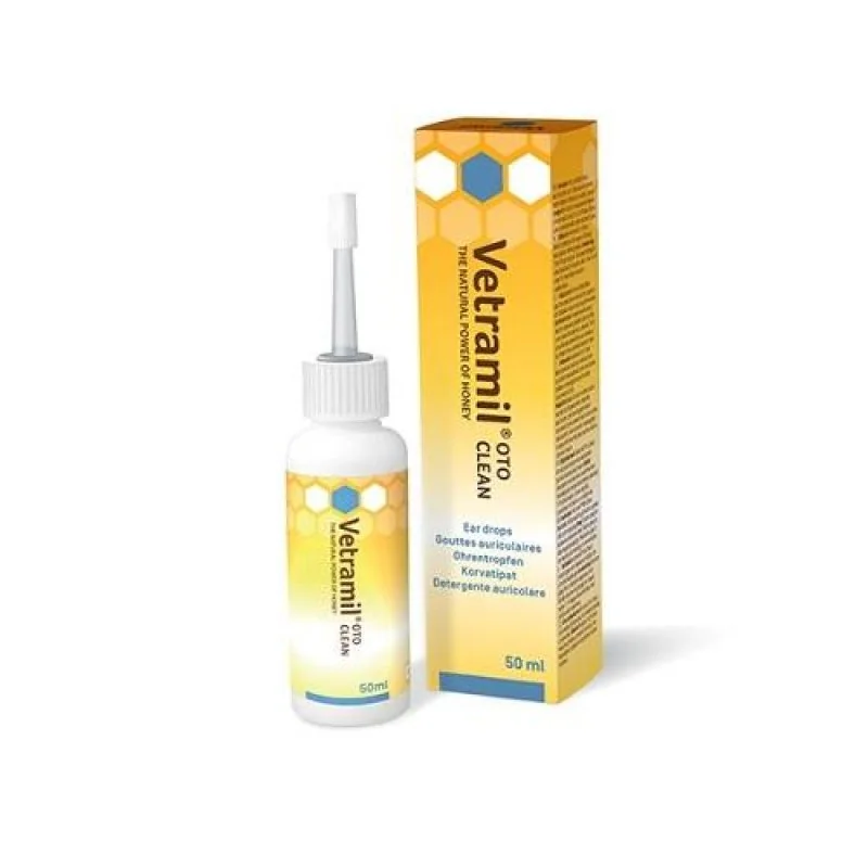 Vetramil Oto Clean 50 ml Igiene Auricolare ad Uso Veterinario