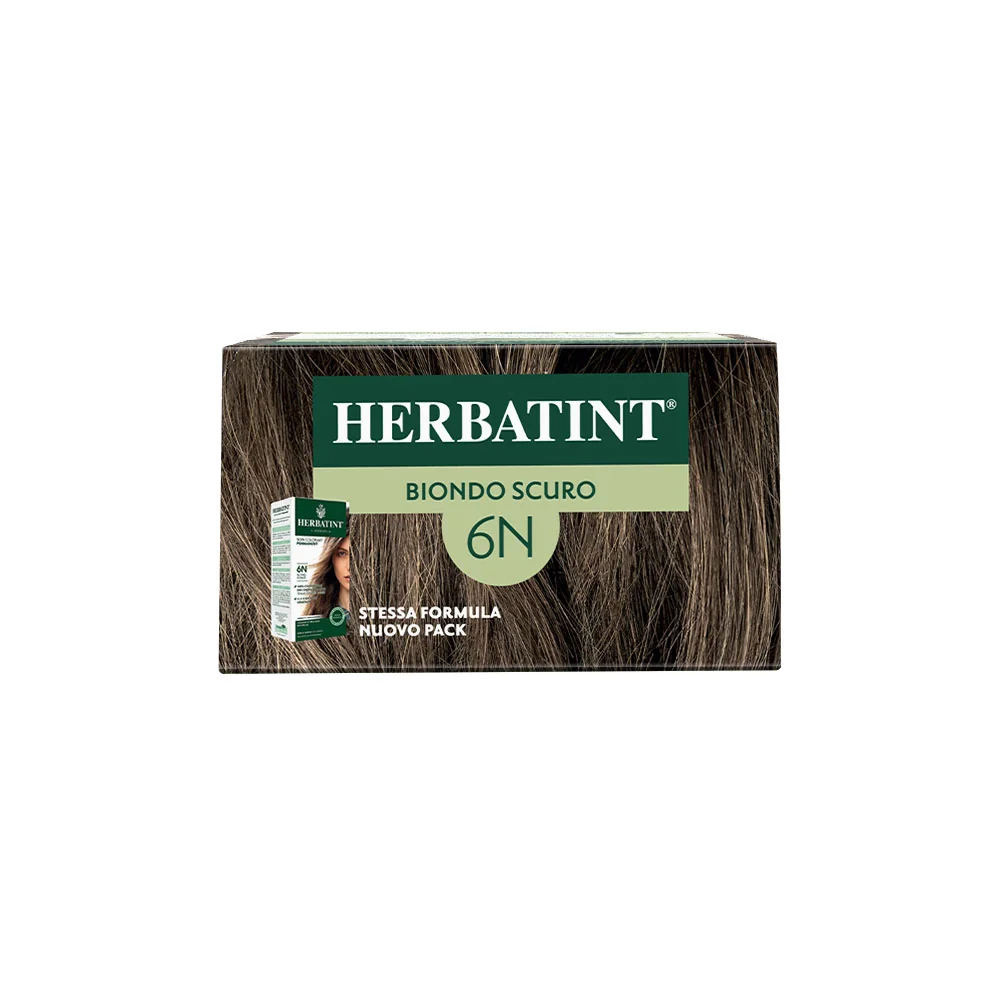 Herbatint Gel Colorante Permanente 6N Biondo Scuro 170 Ml Colore Intenso e Duraturo