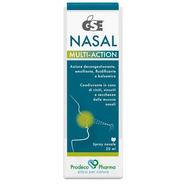 Gse Nasal Multi-Action 20 ml Decongestione delle Cavità Nasali