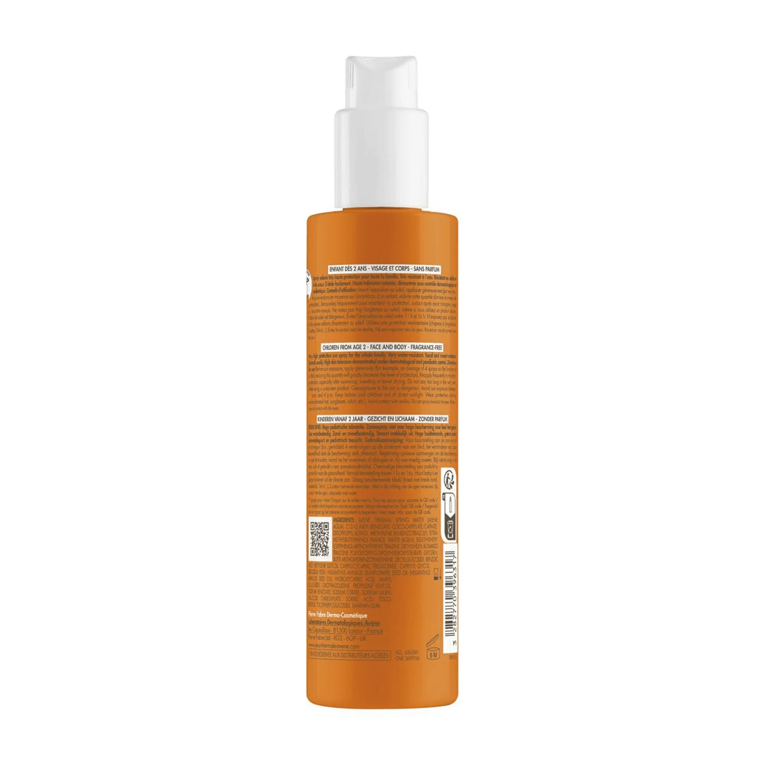 Eau Thermale Avène Spray Solare Bambino 200 ml Protezione Molto Alta SPF 50+